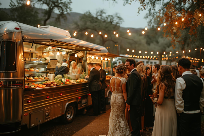 wedding food truck catering